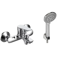 Смеситель для ванны Voda Storm STO54acs с душевым гарнитуром, хром