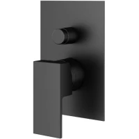 Смеситель для ванны Plumberia Selection TAG TG1001NO встраиваемый, черный матовый