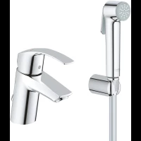 Смеситель для раковины с гигиеническим душем Grohe Eurosmart 23124002