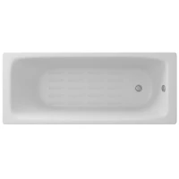 Ванна чугунная Delice Biove DLR220509-AS 170x75 см, с антискользящим покрытием, белый