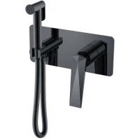 Гигиенический душ Boheme Venturo 377-SGM со смесителем, графит глянец