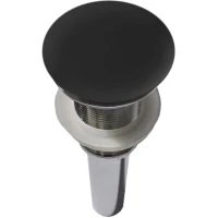 Донный клапан для раковины Vincea Solid Surface DBS-616MB без перелива, черный матовый