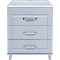 Тумба под раковину Misty Терра П-Тер01070-01503Я 70 см, напольная, серый матовый