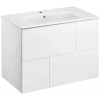 Тумба под раковину Roca Pilar A857669472 78,6 см, подвесная, белый матовый
