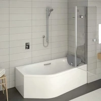 Шторка для ванны Roltechnik Activa Neo BVP2/900 289-900000P-00-02 прозрачное