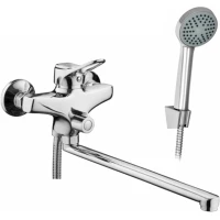 Смеситель для ванны D-Lin D147601 универсальный, с душевым гарнитуром, хром