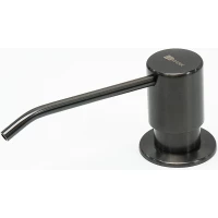 Дозатор для жидкого мыла Lemark Expert LM8201GMN 300 мл, встраиваемый, для кухни, графит матовый