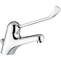 Смеситель для раковины Emmevi Ambra 9003/LC/CR с донным клапаном, медицинский, локтевой, хром