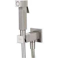 Гигиенический душ Remer Qubika Q64NP со смесителем, никель