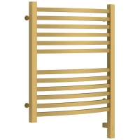 Полотенцесушитель электрический 600x500 золотой матовый МЭМ правый Сунержа Аркус 3.0 032-5705-6050