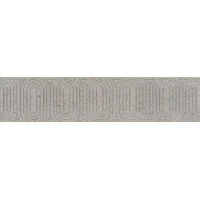 Бордюр Kerama Marazzi Безана серый обрезной 25*5.5