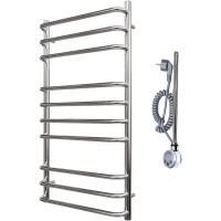 Полотенцесушитель электрический Point Нептун П10 PN09150E 1000x532, ТЭН левый/правый, хром