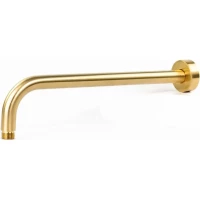 Кронштейн для верхнего душа Emmevi C00679MM350/ORS 350 мм, настенный, золотой матовый