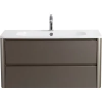 Тумба под раковину Cezares Relax RELAX-1000-2C-SO-SAT-P 99,6 см, подвесная, сатин матовый