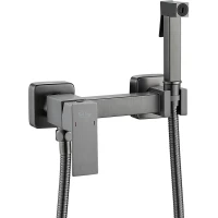 Гигиенический душ Raffine F237T со смесителем, оружейная сталь