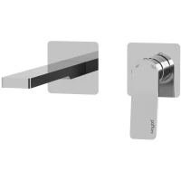 Смеситель для раковины Paffoni Tilt TI105CR70 встраиваемый, без донного клапана, хром