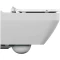 Унитаз подвесной Cersanit Crea Square A63115 безободковый, с сиденьем микролифт, белый - 2