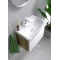 Комплект мебели белый глянец/дуб балтийский 49,5 см Aqwella Smart SRT0105DB + UM-MOD50SL/1 + MC.04.05 - 2