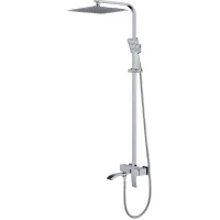 Душевая система Gappo G2407-11 300 мм, со смесителем, хром