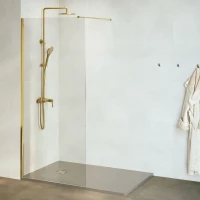 Неподвижная перегородка 80 см RGW WA-010G Walk-in 351001008-16 прозрачное