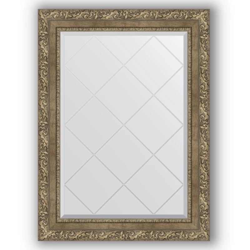 Зеркало 65x87 см виньетка античная латунь Evoform Exclusive-G BY 4102