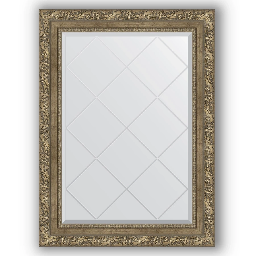 Зеркало 65х87 см виньетка античная латунь Evoform Exclusive-G BY 4102 - фото 1