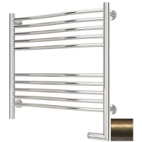 Полотенцесушитель электрический 600x600 состаренная бронза МЭМ правый Сунержа Флюид 2.0 05-5221-6060