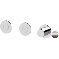 Термостат для ванны Remer X Style X99D2PKBXV встраиваемый, нержавеющая сталь