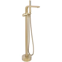 Смеситель напольный для ванны Rea Clark REA-B5303 золотой матовый