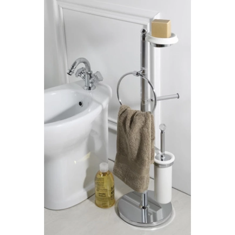 Комплект для туалета хром, swarovski Cezares Olimp OLIMP-WBS-01-Sw