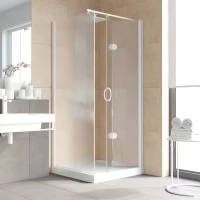 Душевой уголок Vegas Glass GPS-Fis LUX 80*120 01 02 R 80x120 см R, профиль белый, стекло шиншилла