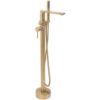 Смеситель напольный для ванны Rea Flores REA-B2713 золотой матовый
