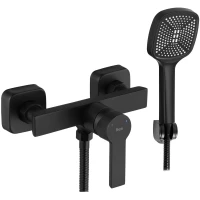 Смеситель для душа Rea Argus REA-B6406 с душевым гарнитуром, черный матовый