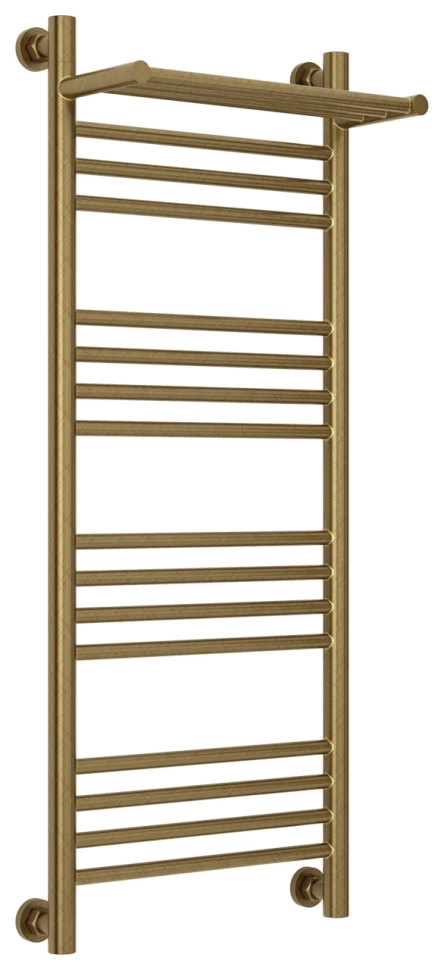 

Полотенцесушитель водяной 1000x400 состаренная бронза Сунержа Богема с полкой+ 05-0223-1040