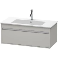 Тумба бетонно-серый матовый 100 см Duravit Ketho KT642000707