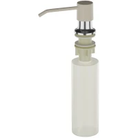 Дозатор для жидкого мыла Ulgran U-01-328 330 мл, встраиваемый, для кухни, бежевый