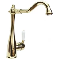 Смеситель для кухни Magliezza Grosso Bianco 50121-do золотой