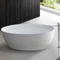 Акриловая ванна Vincea VBT-101 160x85 см, отдельностоящая, белый