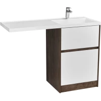 Тумба белый глянец/дуб кантри 57 см Акватон Лондри 1A2669K2LHDY0