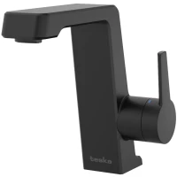 Смеситель для раковины Teska Thetis E5208 без донного клапана, черный матовый