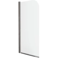 Шторка на ванну Knotlor Veil BS070CG0C 70 см, профиль хром, стекло прозрачное