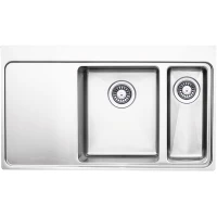 Кухонная мойка полированная сталь Longran Techno TEP860.510 51GT10P 1R