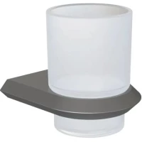 Стакан для зубных щеток Knotlor Space SC103GM настенный, вороненая сталь