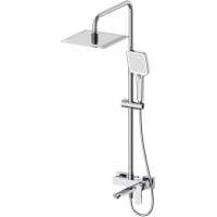 Душевая система Wonzon & Woghand Forza WW-739031-CR 250 мм, со смесителем, хром
