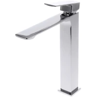 Смеситель для раковины Orange Lutz M04-121cr без донного клапана, хром