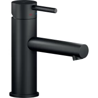 Смеситель для раковины Nobili Live LV00418/3BM с донным клапаном, черный матовый