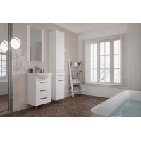 Комплект мебели белый 50,5 см Акватон Ария 1A140201AA010 + 1WH207781 + 1A140102AA010