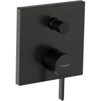 Смеситель для ванны Hansgrohe Finoris 76415340 встраиваемый, черный хром матовый