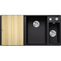 Кухонная мойка Blanco Axia III 6 S-F InFino черный 525855