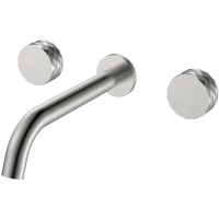 Смеситель для раковины Boheme Stick Diamond 152-2-NB встраиваемый, никель матовый